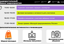 Приглашаем принять участие в мероприятия «Созидатели. Итоги года Росмолодежь.Предпринимай и Росмолодежь.Профи»